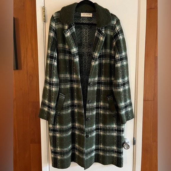 Anthropologie Aldomartins Plaid Cardigan Sweater - Picture 5 of 9
